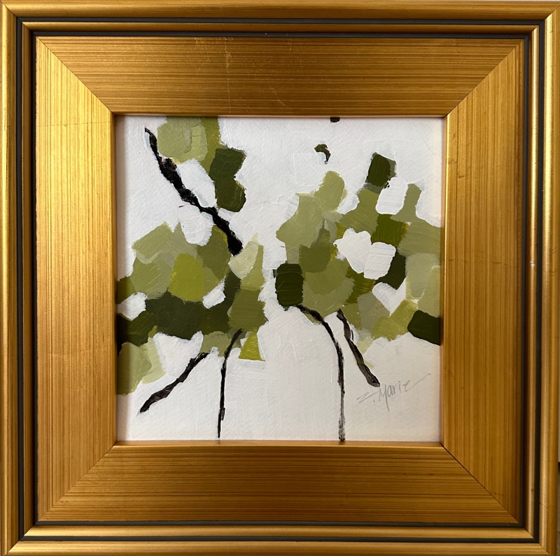 Green Hydrangeas by artist Elizabeth Wilson